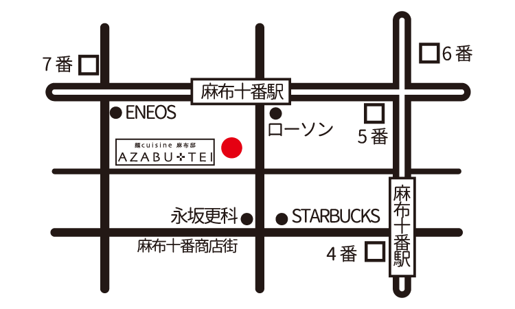 麻布店地図